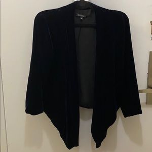 Blue velvet jacket! Never warn